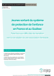 Jeunes sortant du système de protection de l'enfance en France et au Québec.